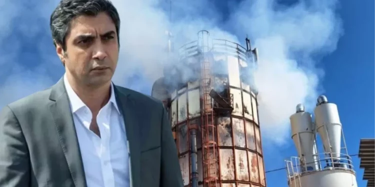 انفجار في مصنع بطل مسلسل وادي الذئاب