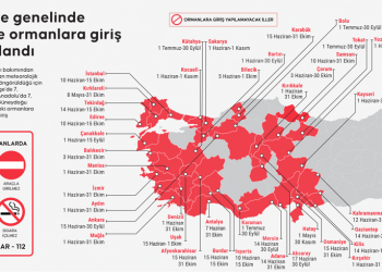حظر دخول الغابات في 40 ولاية تركية