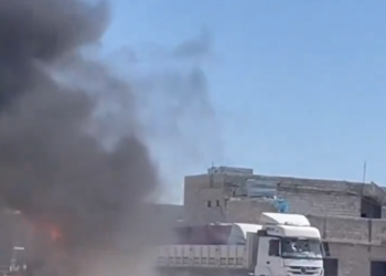 إحراق الشاحنات التركية في سوريا ردا على أحداث قيصري