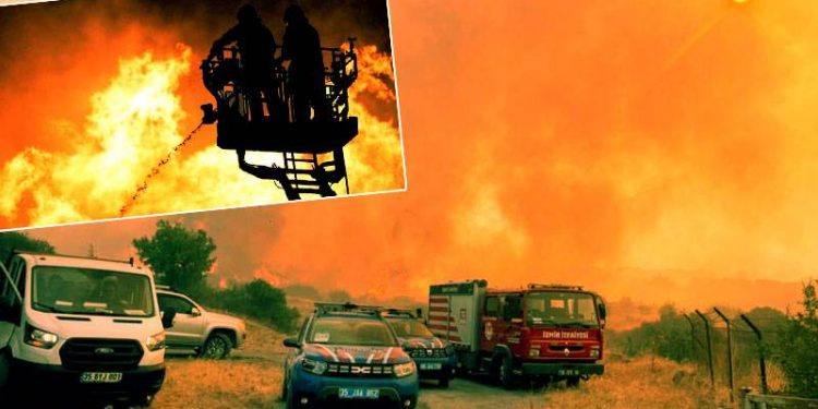 حرائق إزمير تتواصل لليوم الثاني والنيران تلتهم ألف و600 هكتار