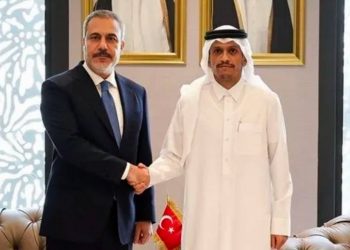 فيدان يبحث مع نظيره القطري وقف إطلاق النار في غزة