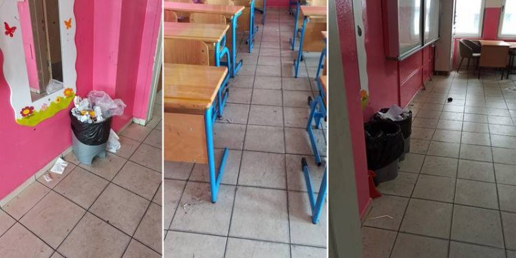 أزمة النظافة تتفاقم في المدارس التركية..