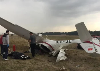 تحطم طائرة تركية في بورصة