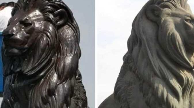 مصر تنفي مزاعم طلاء تماثيل أسود قصر النيل باللون الأسود