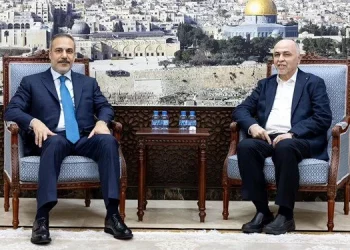 هاكان فيدان يلتقي أعضاء حركة حماس