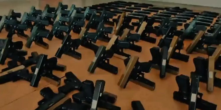 ضبط 1000 قطعة سلاح في مرسين