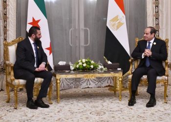 الشرع يبدي حرصه فتح صفحة جديدة بين مصر وسوريا