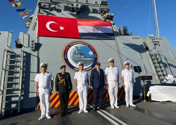 السفينة الحربية التركية “بويوكادا” تصل الإسكندرية بعد رحلة 3 أشهر