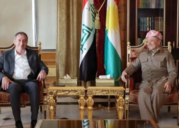 وفد من الحزب الكردي يلتقي مسعود بارزاني