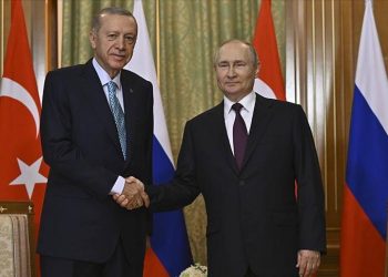 الرئيس أردوغان يلتقي بوتين في الصين