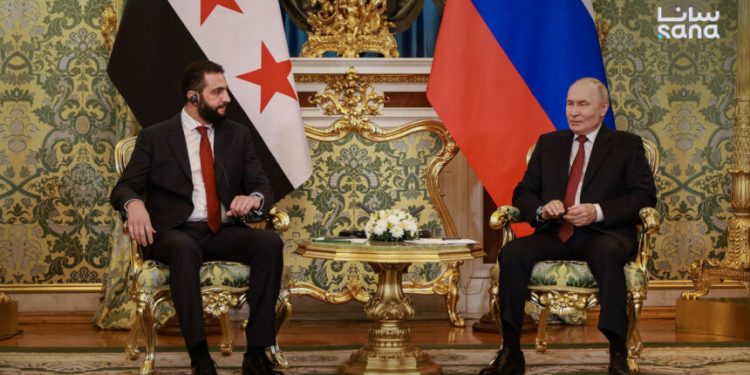 الشرع من روسيا: نعيد بناء علاقاتنا مع كافة الدول