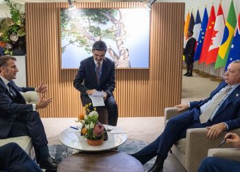 أردوغان يلتقي ماكرون على هامش قمة العشرين