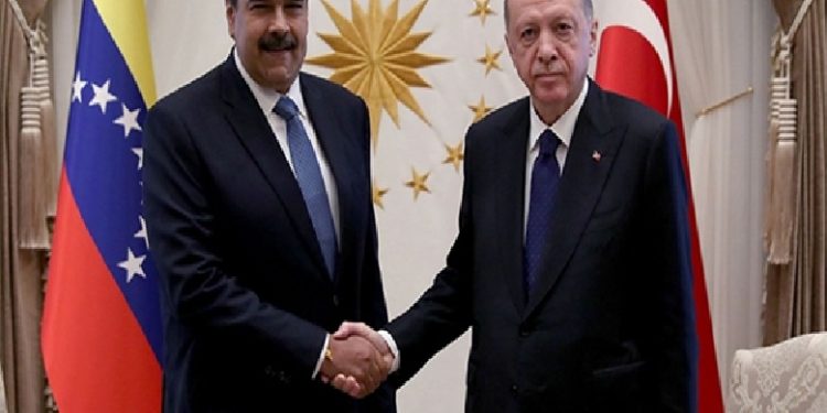 أردوغان يبحث مع مادورو التوترات مع الولايات المتحدة