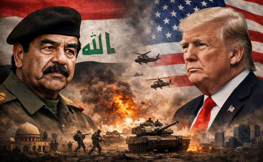 صدام وترامب.. خيالات المجد وعنترية السلاح