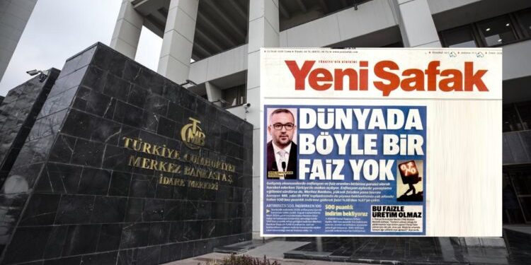 صحيفة “يني شفق” تنتقد سياسة المركزي التركي: “لا يوجد مثل هذا الفائدة في العالم”
