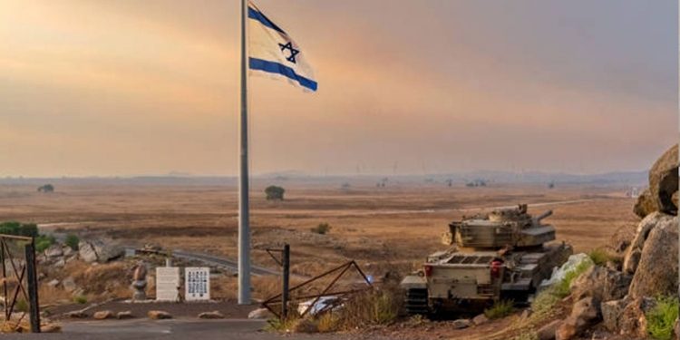 إسرائيل ترفع علمها في الأراضي السورية!