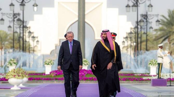 أردوغان: سنعمل بالتعاون مع السعودية على إعادة بناء سوريا