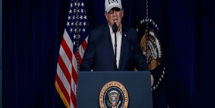 ترامب: بدأنا حربا شاملة على إيران